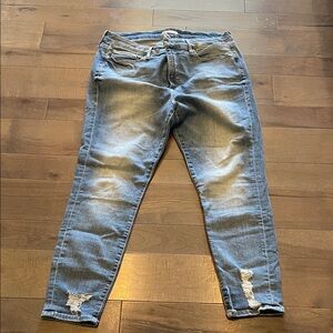 Good American Faded Blue Skinny Jeans